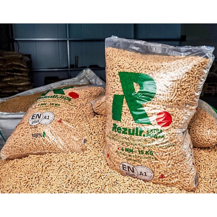 REZULT Premium Holzpellets ENplusA1, 70 x 15kg Palette – Bild 4